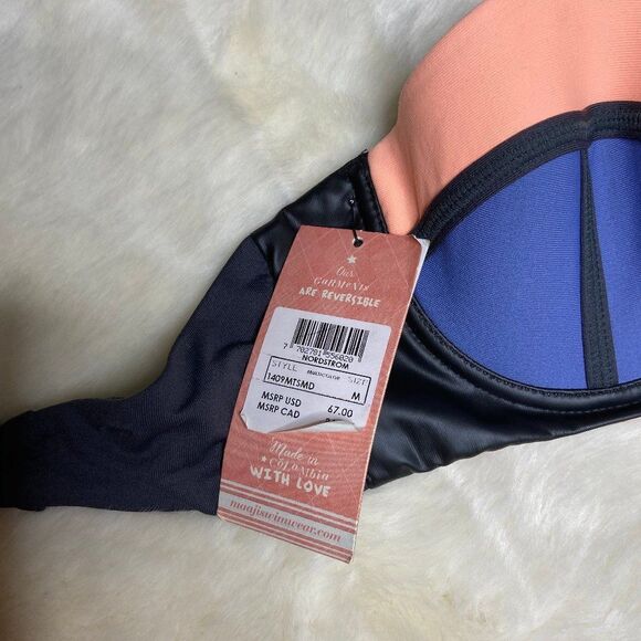 Maaji multicolor strapless bikini top Med - Picture 4 of 7